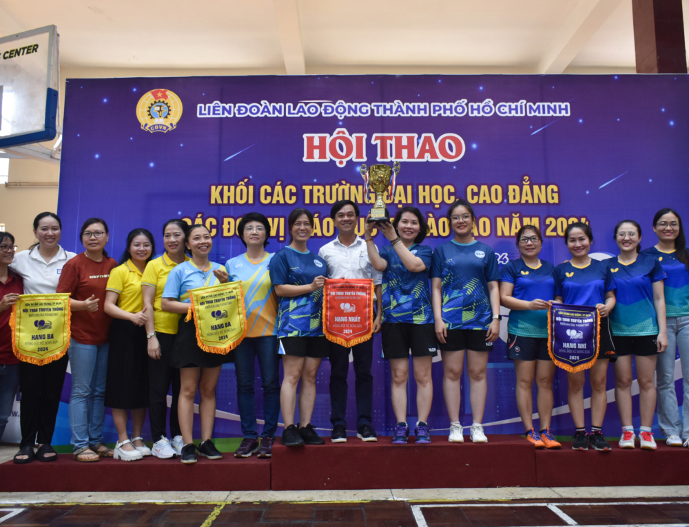 Công đoàn Trường Đại học Sài Gòn tham gia Hội thao khối các trường đại học, cao đẳng, các đơn vị giáo dục và đào tạo năm 2024