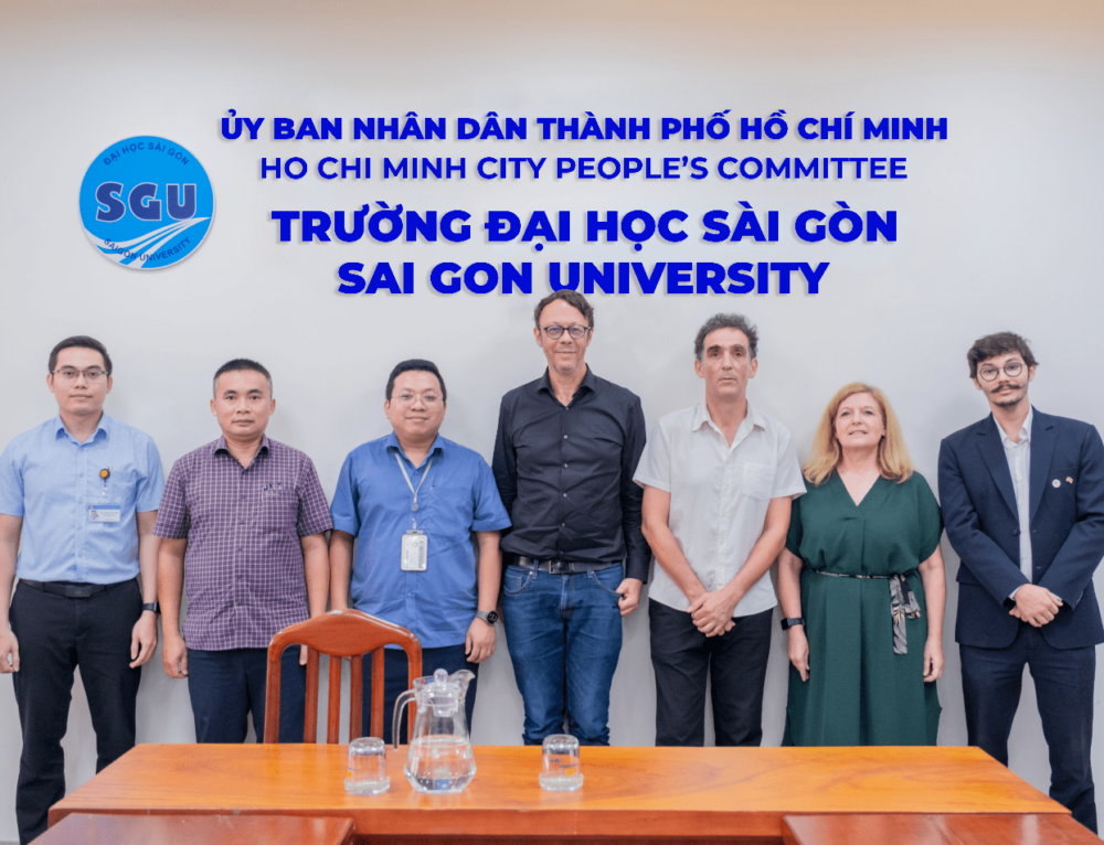 Viện Khoa học Toán học quốc gia và Tương tác (Pháp) đến thăm và làm việc với Trường Đại học Sài Gòn