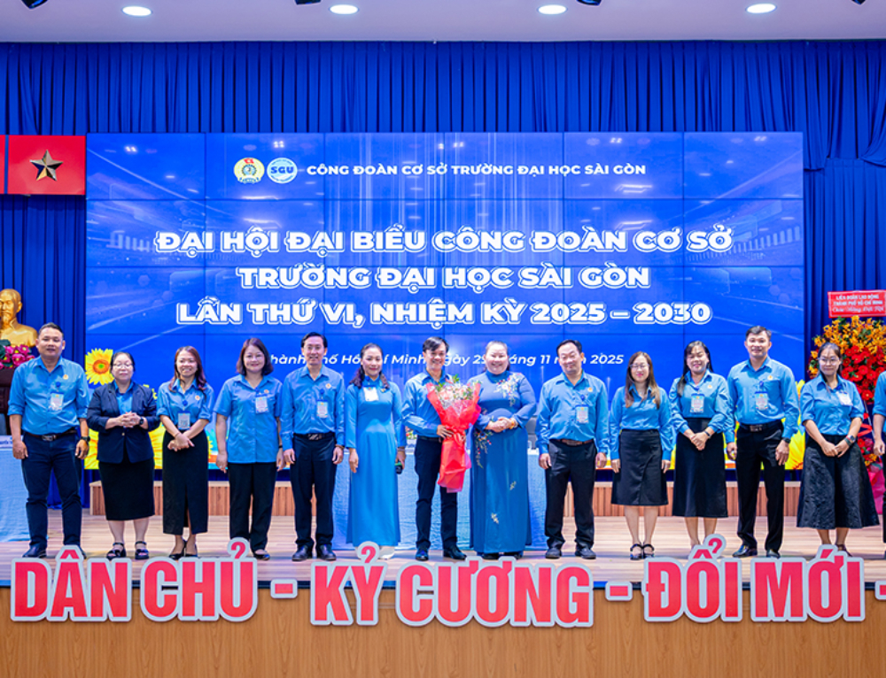 Đại hội đại biểu Công đoàn cơ sở Trường Đại học Sài Gòn lần thứ VI, nhiệm kỳ 2025-2030