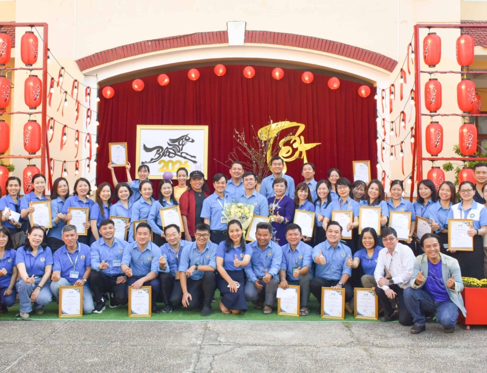 Công đoàn Trường Đại học Sài Gòn tổ chức Hội thi trang trí tiểu cảnh mừng Xuân Bính Ngọ năm 2026