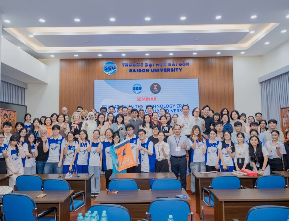 Trường Đại học Sài Gòn tăng cường giao lưu văn hóa và học thuật với Trường Đại học Illinois Urbana-Champaign (Hoa Kỳ)