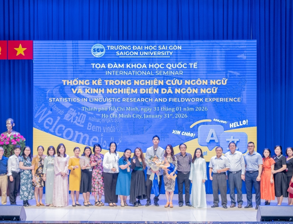 Tọa đàm khoa học Quốc tế “Thống kê trong nghiên cứu ngôn ngữ và kinh nghiệm điền dã ngôn ngữ (Statistics in Linguistic Research and Fieldwork Experience)”