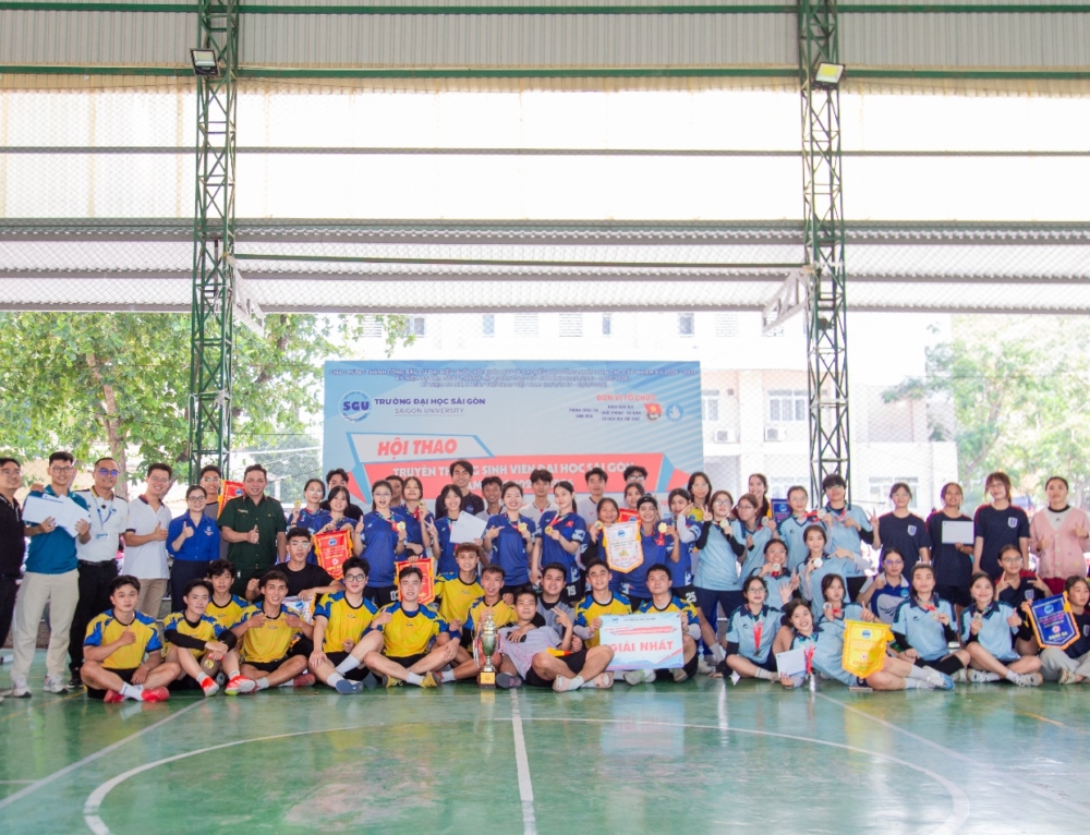 Bế mạc và trao giải hội thao truyền thống sinh viên Đại học Sài Gòn năm học 2025 – 2026