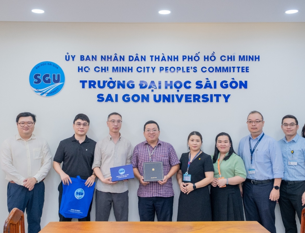Công ty TNHH Golden Education đến thăm và làm việc với Trường Đại học Sài Gòn