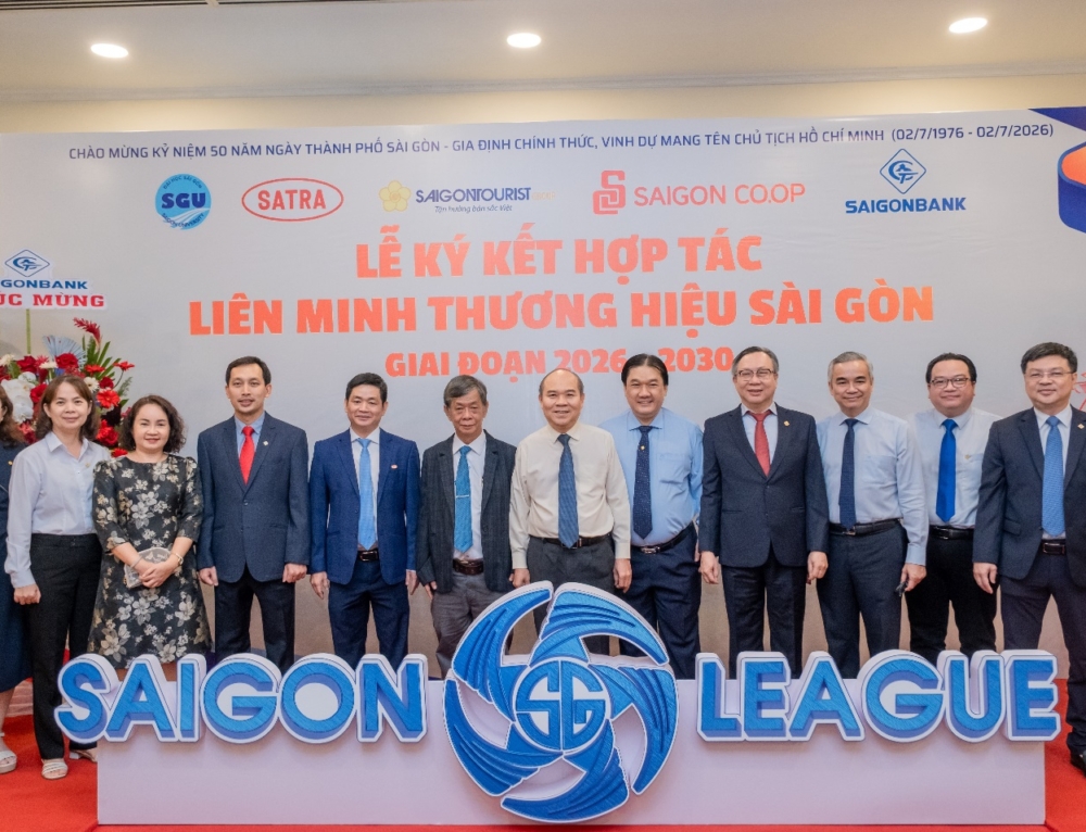 LỄ ký kết hợp tác Liên minh thương hiệu Sài Gòn giai đoạn 2026 – 2030