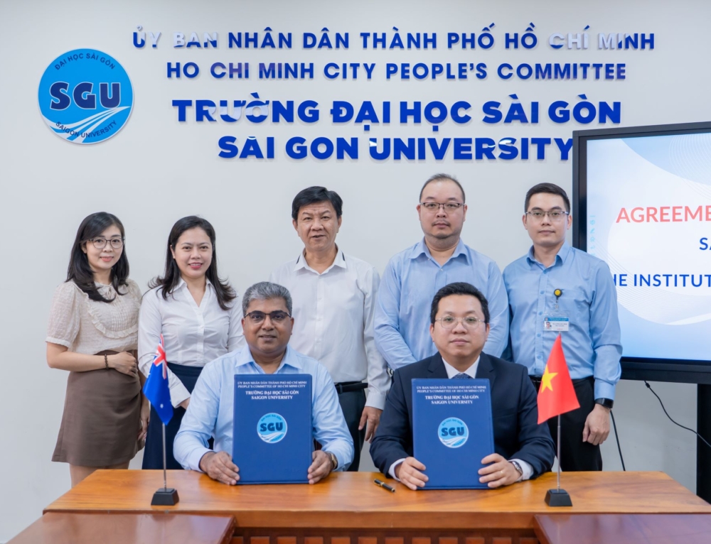 Trường Đại học Sài Gòn ký kết Biên bản Thỏa thuận hợp tác với Viện Nghiên cứu Quốc tế Australia (TIIS)