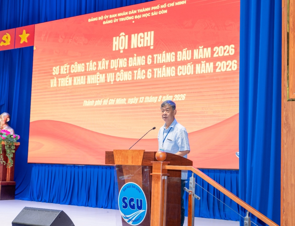 Hội nghị sơ kết công tác xây dựng Đảng 6 tháng đầu năm 2026 và triển khai nhiệm vụ công tác 6 tháng cuối năm 2026