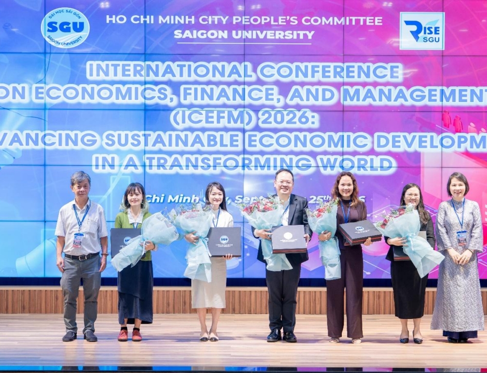 Hội thảo khoa học Quốc tế Kinh tế, Tài chính và Quản trị (ICEFM) 2026: “Phát triển kinh tế bền vững trong bối cảnh thế giới chuyển đổi”