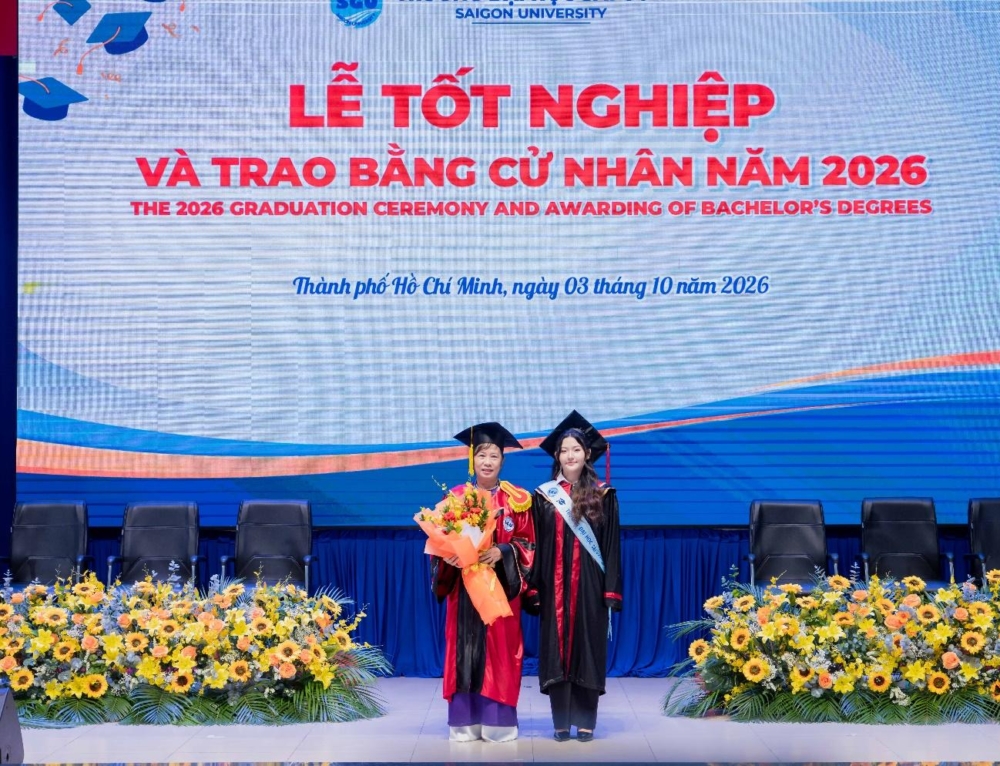 Trường Đại học Sài Gòn tổ chức Lễ tốt nghiệp và trao bằng kỹ sư, cử nhân đợt 3 năm 2026
