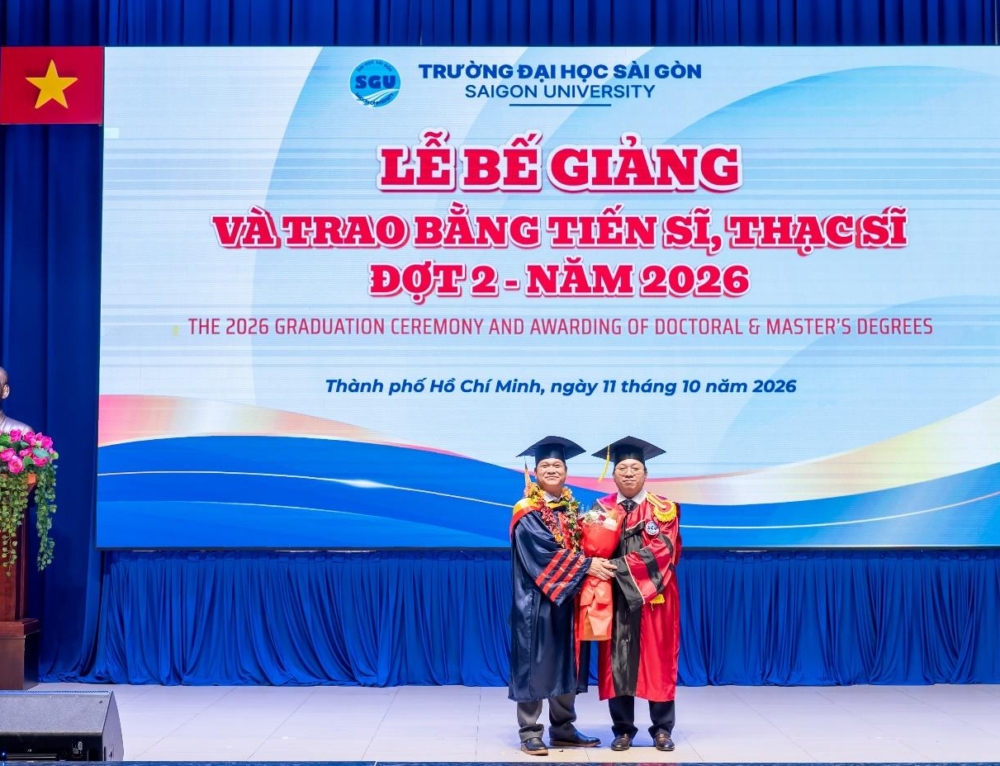 Lễ bế giảng và trao bằng tiến sĩ, thạc sĩ Đợt 2 – Năm 2026