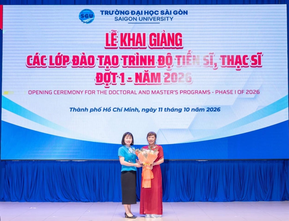 Lễ khai giảng các lớp đào tạo trình độ tiến sĩ, thạc sĩ Đợt 1 – Năm 2026