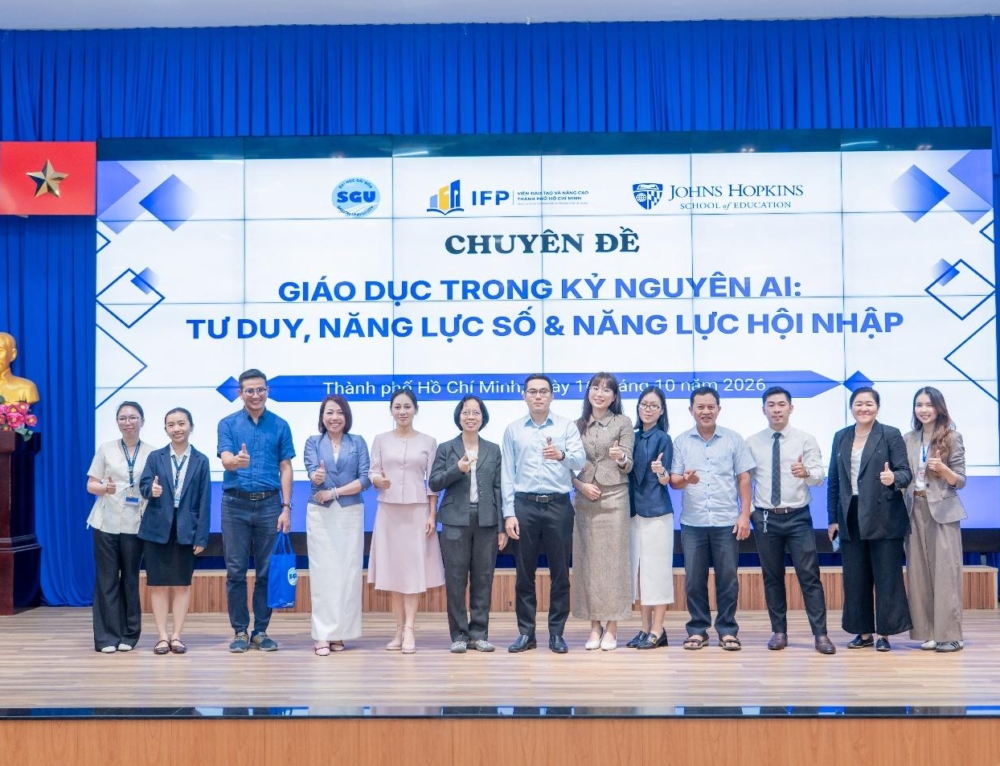 Trường Đại học Sài Gòn tổ chức Chuyên đề “Giáo dục trong kỷ nguyên AI: Tư duy, năng lực số và năng lực hội nhập”
